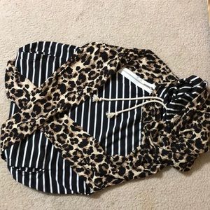 Boutique Double Hooded Top